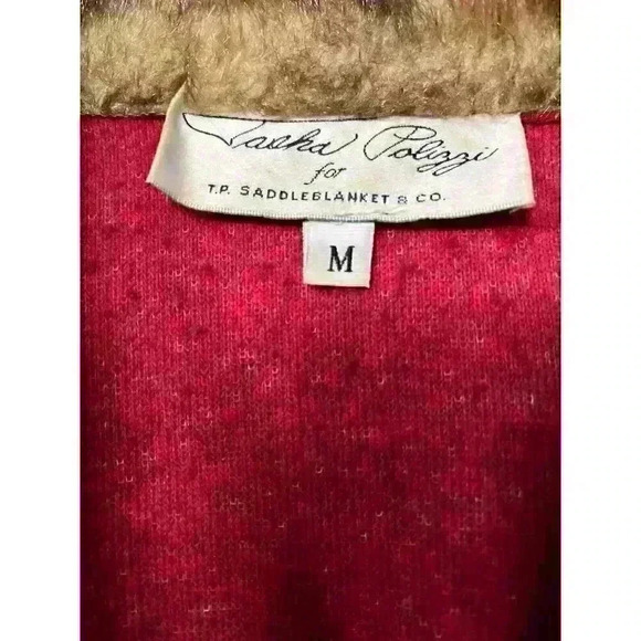 Vintage Tasha Polizzi red pile jacket - Picture 3 of 4